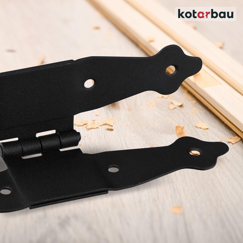 KOTARBAU® Hinges Folding H-Shape 20.5 x 10 cm Shutter Hinge