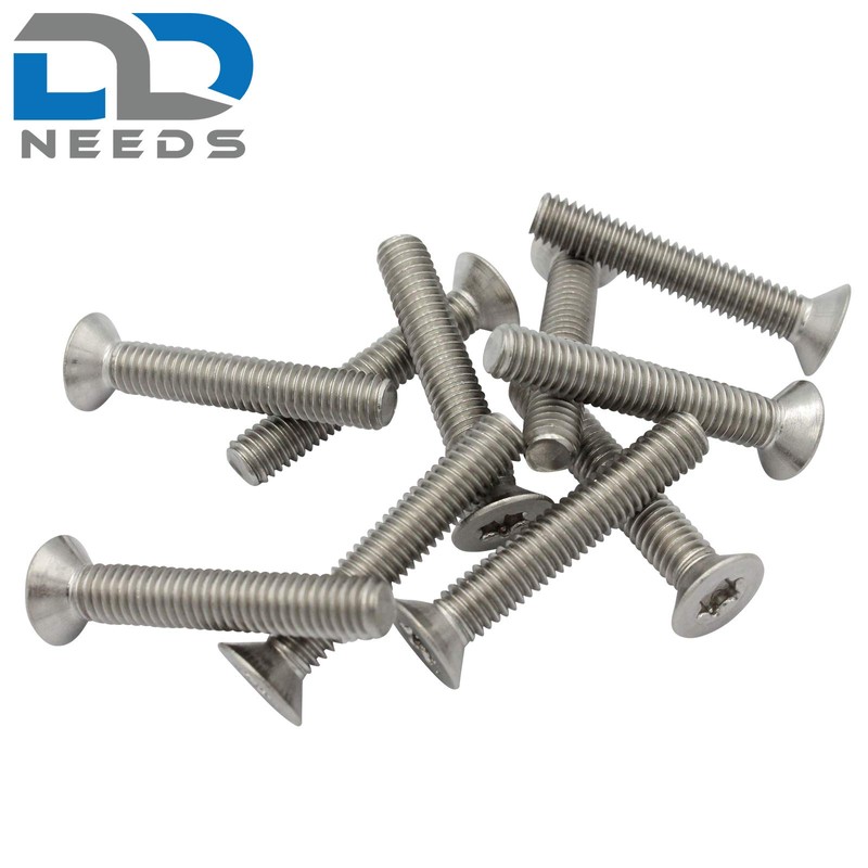 D2D Pack of 10 Countersunk Screws Size M4 x 50