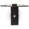 Merriway® BH02120 Single Upright Pulley with Wheel - Black