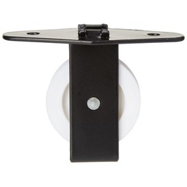 Merriway® BH02120 Single Upright Pulley with Wheel - Black
