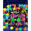 41Pcs Neon Party Decorations Glow in the Dark Party Supplies