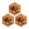 Tabletop Monthly Volcano Hex Scenario Game Pieces compatible with Catan's