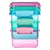 Sistema 3-Piece Food Storage Containers with Lids for Lunch, Meal
