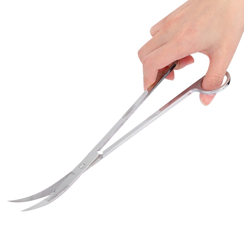 Stainless Steel Aquatic Plant Scissors Shears Aquarium Fish Tank Aquatic