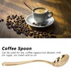 Coffee Cupping Spoon, Stainless Steel Milk Foam Dessert Spoon with
