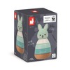 Janod Stacking Rabbit Made of FSC Wood, 4 Pieces for