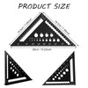 Triangle Ruler Carpenters Square Tool 7inch Metric Triangle Ruler Triangle