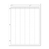 BookFactory 6 Column Columnar Pad Six Columns Notepad Format -