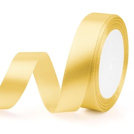 Gift Ribbon Gold Satin Ribbon Gold 20 mm, 23 m Webbing Ribbon for Wedding Decoration Satin Ribbons for Birthday Christmas Gifts Gift Packaging Festival Ribbons Webbing Silk Ribbons Flowers