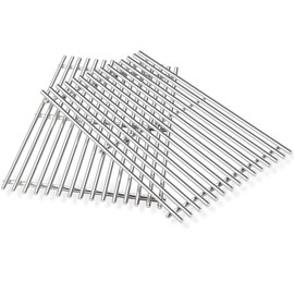 Criditpid 7528 19.5" Grill Grates for Weber Genesis 300 Series, Genesis E310 E320 E330 S310 S320 S330 EP310 EP320 EP330 Gas Grill Parts, SUS304 Stainless Steel Cooking Grates Replacement Parts, 7524