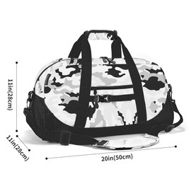 Stumdo Kids Overnighter Duffel Bags for kids, Carry-On Size & Ideal for School Practice or Overnight Travel Weekender Tote for Travel Gym Sport bag for Boys & Girls (71fen)