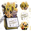 Happy 60th Birthday Pop Up Card, 3D Birthday Pop Up