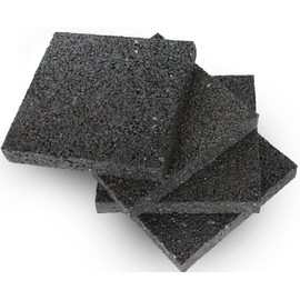 Mario10 Rubber Pads 10x10x1.5cm.-Set of 4 Non-Slip Pads Anti-Vibration Mat Washing Machine Dryer Rubber Stopper Sound Insulation Speaker Non-Slip Mat Washers Fitness Equipment (10x10x1.5 cm.)