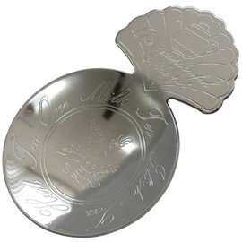 Tomiwoody tea server shell (Silver)