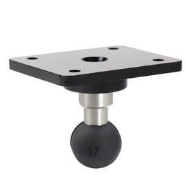 Rec Mount 17 0.7 inch (17 mm) Ball Attachment, Bike Navigation, Compatible with Garmin (ZUMO/ZUMO), Yupiter(ATLAS), RWC (X-RIDE), Gathers, Dynojet Power Vision, Compatible with REC17-A17 (ZU)