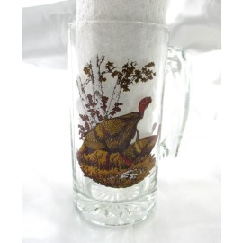 Schmidt Vintage NOS Schmidt Beer Wildlife Collector Series Beer Mug of Turkeys