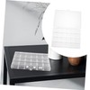 SEWACC 24grids Bead Storage Case Transparent Jewelry Organizer Detachable Dividers