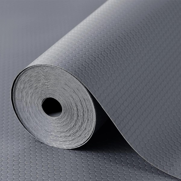 StaHom 11.8 x 59 Inch Gray Shelf Liners for Kitchen