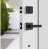 LOQRON Front Door Handleset Heavy Duty Door Handle and Deadbolt