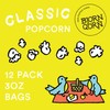 BjornQorn 12-Pack (Classic) Popcorn - Vegan & Gluten Free-Savory, Cheesy,