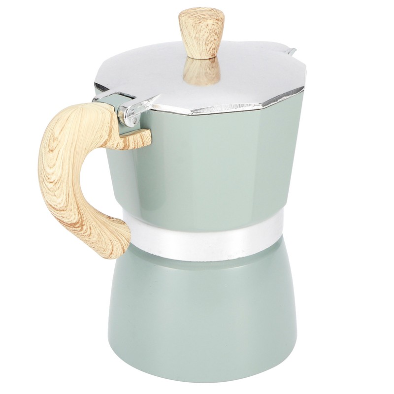 Stovetop Coffee Maker Aluminium Octagonal Coffee Pot Kettle Moka Pot