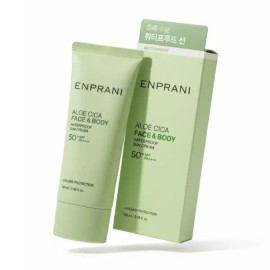 Enprani 엔프라니 알로에 시카 워터프루프 선크림 100ml/자외선 미백주름 Enprani Aloe Cica Waterproof Sunscreen 100ml/UV Whitening Wrinkle
