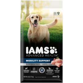 Iams Dry Dog Food Advanced Health Mobility Support Chicken and Whole Grain Recipe Adult Dry Dog Food, 6 lb. Bag