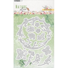 Studio Light Nature Lover Cutting Dies-Nr. 771, Floral Wreath (Pack of 1)