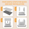 Professional Bread Slicer with Adjustable Guide, Foldable Cutter for Homemade