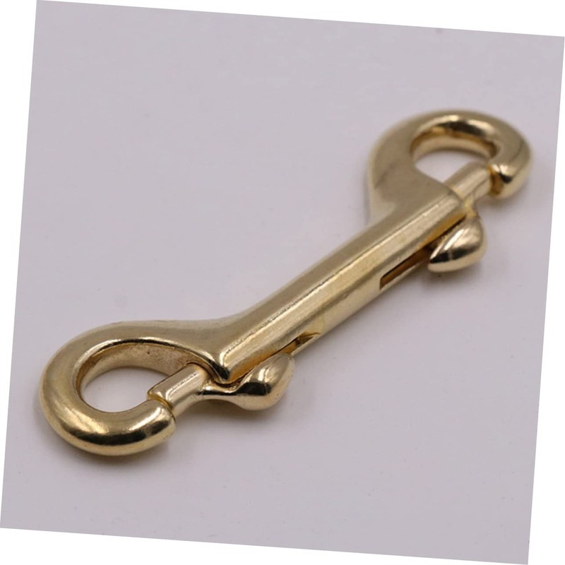 Operitacx 4pcs Brass Lobster Clasp Bag Clip Carabiner Clips Luggage