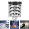 Mini Stove Heating Cover Stainless Steel Portable Warming Outdoor Heater