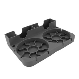 shenruifa Water Bottle Drying Rack Non Slip Base Silicone Bottle Dryer Stand for Home Office (Gray)