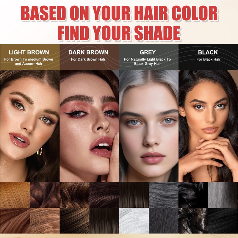 2-in-1 Dual-Ended Microblading Eyebrow Pencil with Brow Gel, Waterproof 4-Fork-Tip