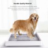 Litter Pan with Grid Dog Training Pan Cage with Toilet