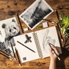 Zenacolor Sketch Book A5 100 Pages 100GSM with 19 Accessories