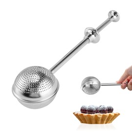 Flour Duster for Baking, Flour Sifter, Stainless Steel Sugar Powder Spoon Kitchen Tools
