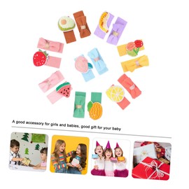 Minkissy 8sets Fruit Shape Hair Bangs Clips Hair Clip for Girls Accessory for Boys and Girls Stylish Snap