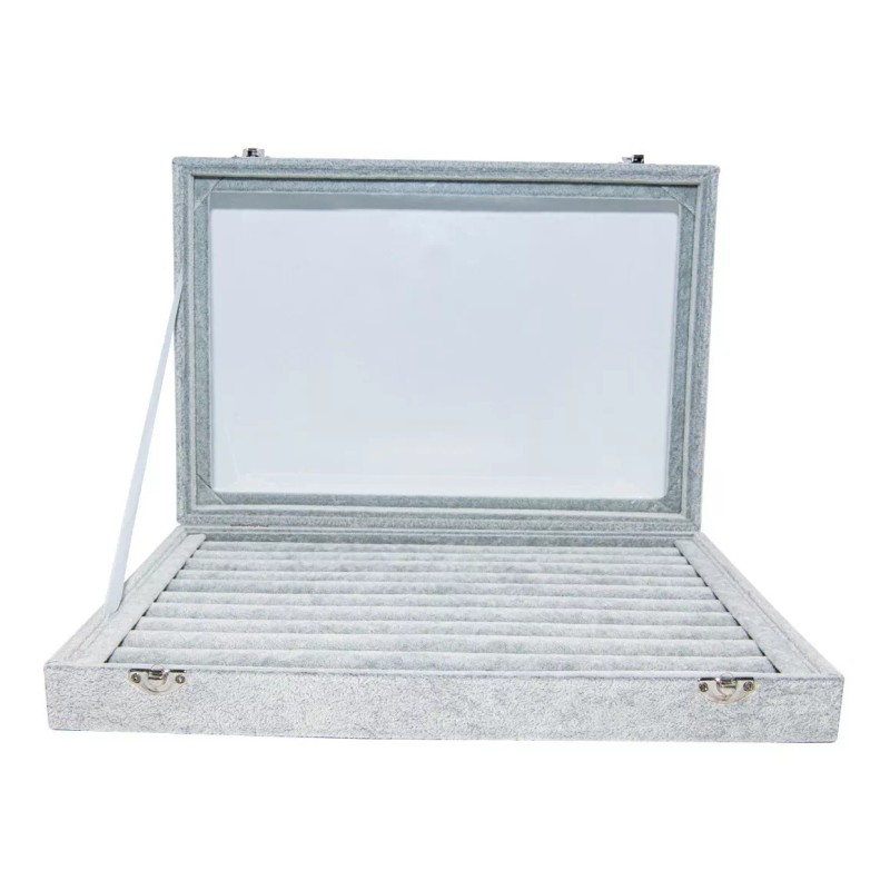 Exhivit Estuche Porta Anillos Terciopelo, Joyeria, Anillos Tam/gde