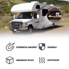 UCkasayfy Magnetic Key Box Hide a Key Outside Strong Magnet Spare Key Hider Secret Key Holder Under Car for Car Home Garage Office Safe Emergency Key Case