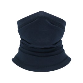 Unbranded Summer Neck Gaiter Scarf Face Mask Face Bandana Half Face Mask Balaclava Cover - Dark blue