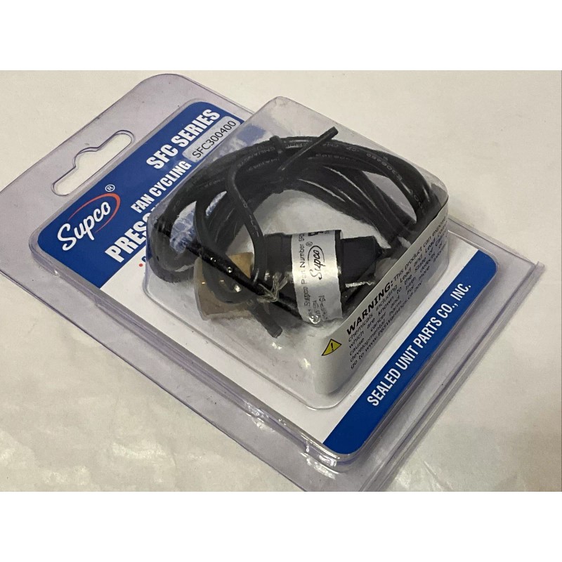Supco SFC300400 Fan Cycle Switch, 300 Psi Op, 400 Psi