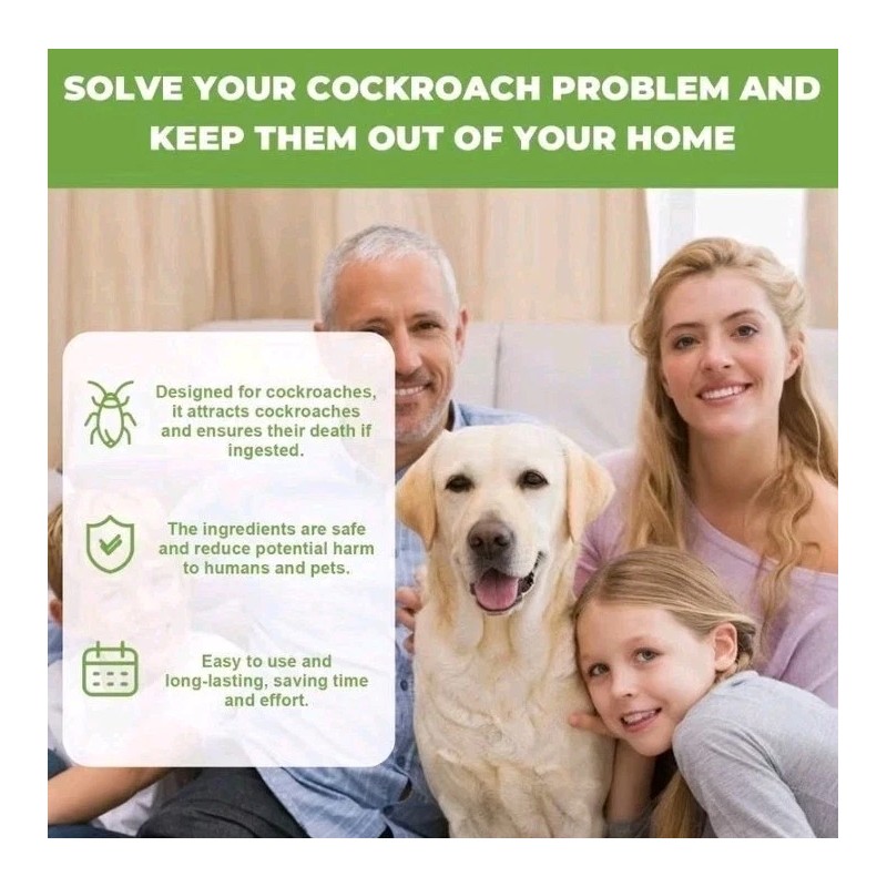 Moonspry Roach Repellent, Domestic Dormitory Kitchen Powerful Cleaning Cockroach