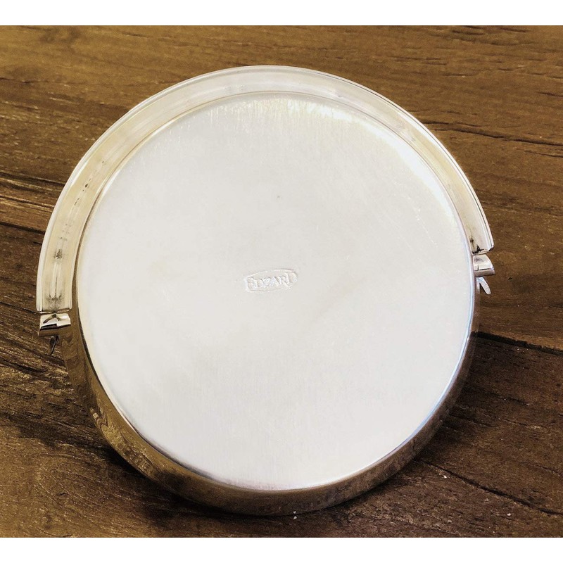 EDZARD Folding ashtray Herald, silver plated, ø 3,9 in