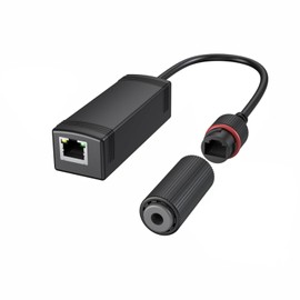 REVODATA Waterproof 48V to 24V PoE Converter, Output 24V, 25W Max, IEEE802.3 af/at, PoE to 24V Adapter for Power Passive 24V Board Devices, Plug and Play(PD3002)