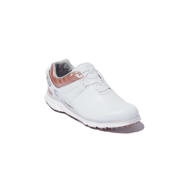 FootJoy BOA Pro Women's Golf Shoes, white/rose