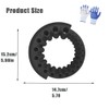 Shengsenfu Black Drill Bit Sharpener, Handheld Drill Bit Sharpener for