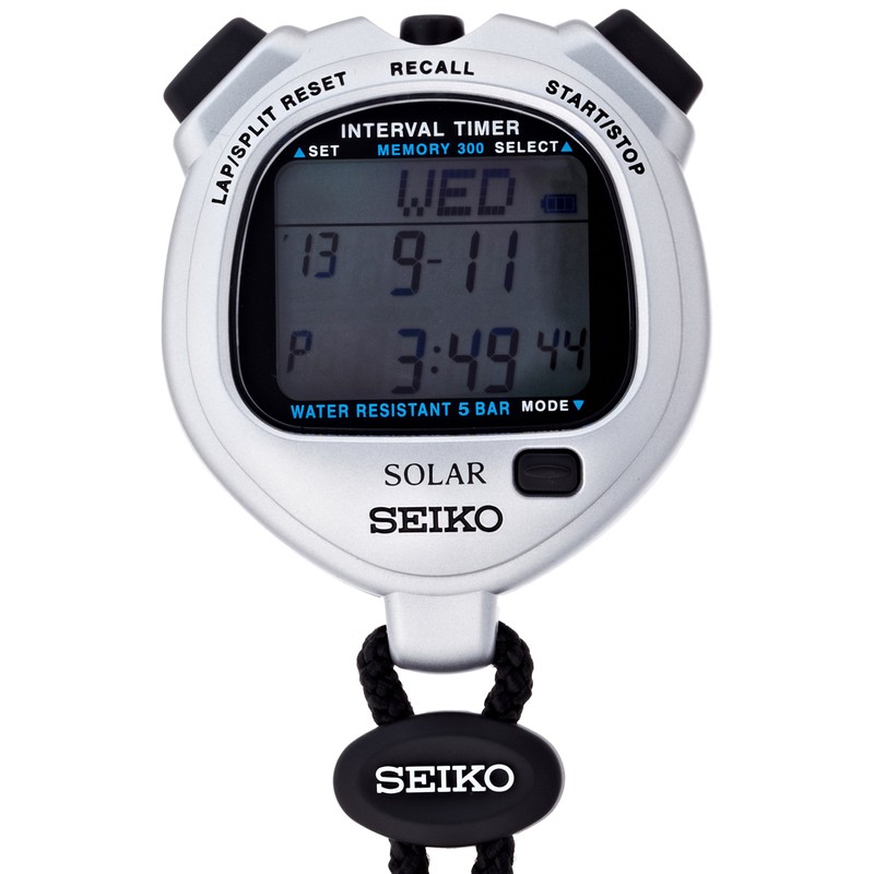 SEIKO INTERVAL TIMER SOLAR WATCH SVAJ101