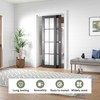 EaseLife 4FT/48in Bypass Double Sliding Pocket Door Hardware Kit,Commercial Grade,Aluminum,Bypassing