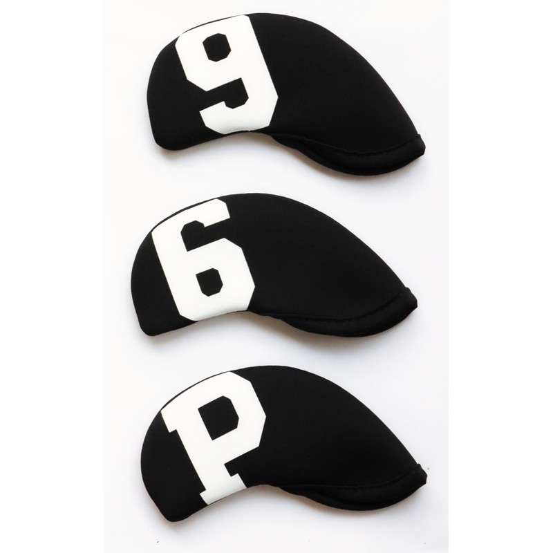 TSUCIA Golf Iron Covers with Color Count Headcovers Set of