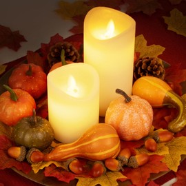 com-four® 50-Piece Autumn Decoration Set - Table Decoration for Autumn - Craft Set for Harvest and Door Wreath - Large Scatter Decoration as Autumn Table Decoration Window Decoration